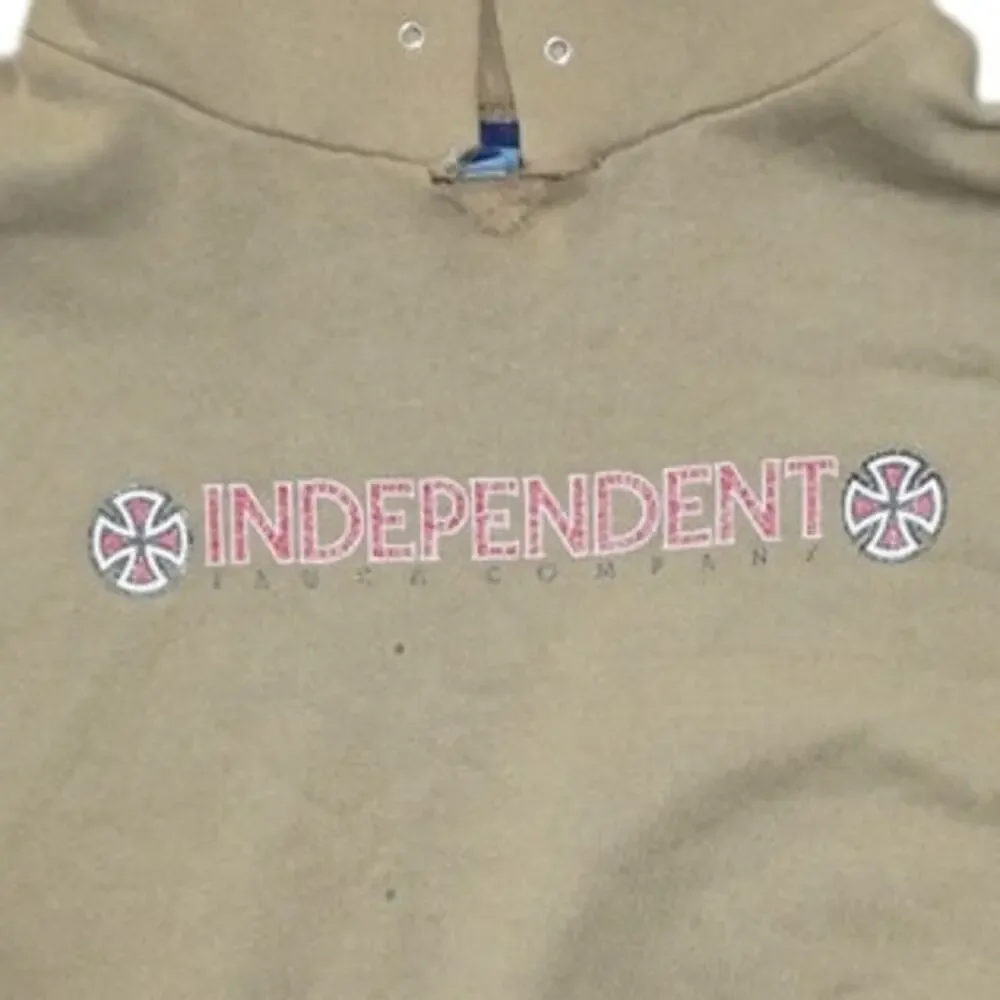 Vintage Independent Trucks Skateboard Hoodie Made in USA NHS Santa Cruz Size L